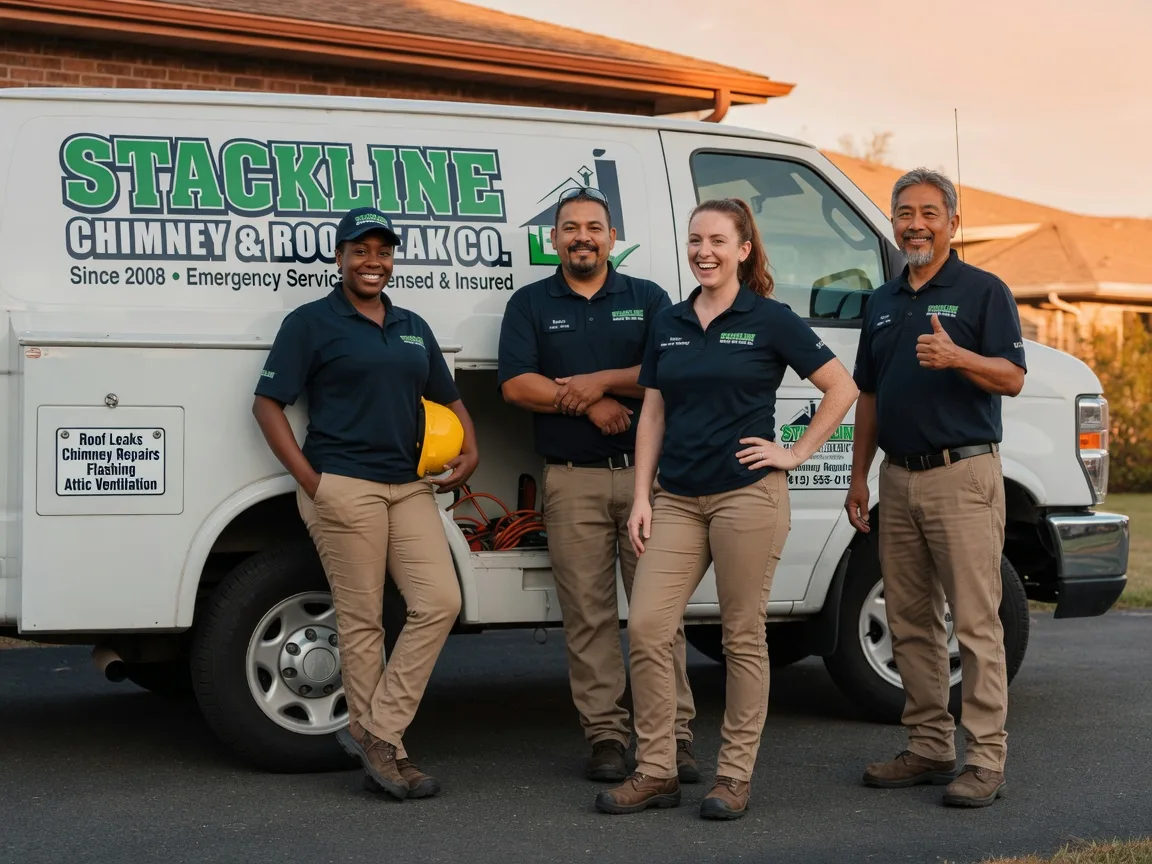 Chimney flashing repair company in Guerneville, CA